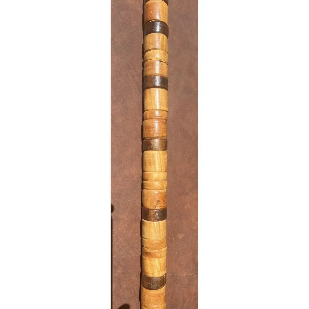 Handmade Saw Handle Walking Cane Folk Art Wood Walking‎ Stick Carpenter